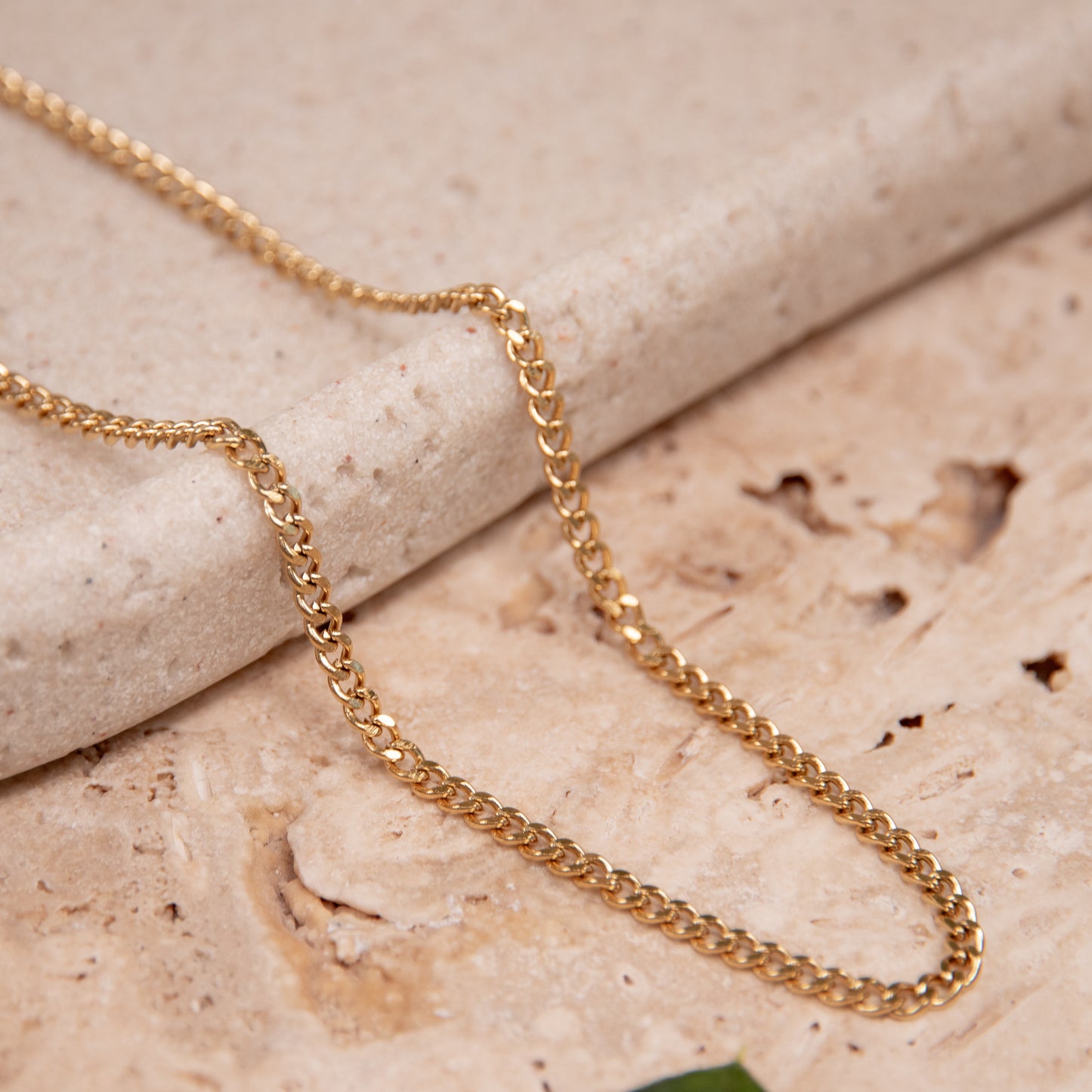 Cuban Link Necklace in Yellow Gold Plating