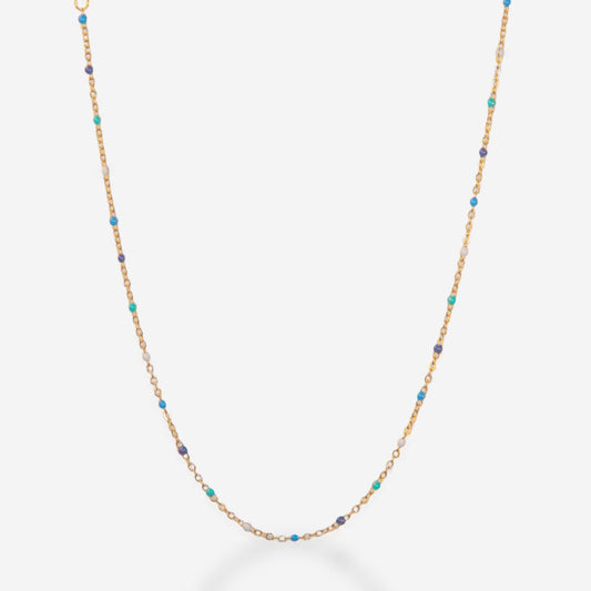 Luxera Tidal Harmony Necklace in Yellow Gold Plating