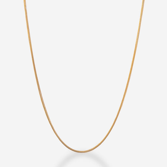 Luxera Snake Necklace in Yellow Gold Plating