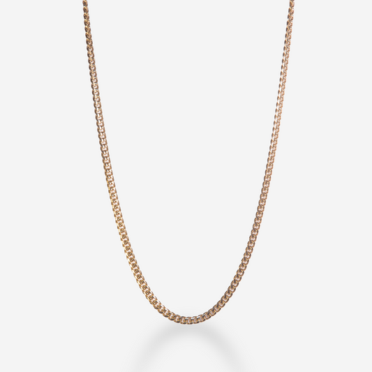 Luxera 5mm Cuban Necklace in Yellow Gold Plating