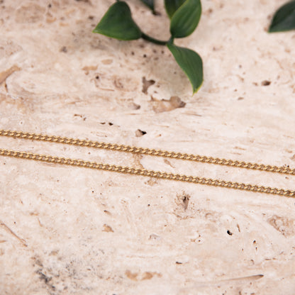 Cuban Link Necklace in Yellow Gold Plating