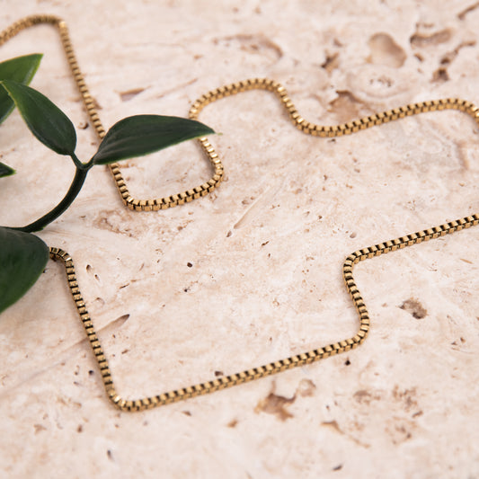 Cubic Necklace in Yellow Gold Plating